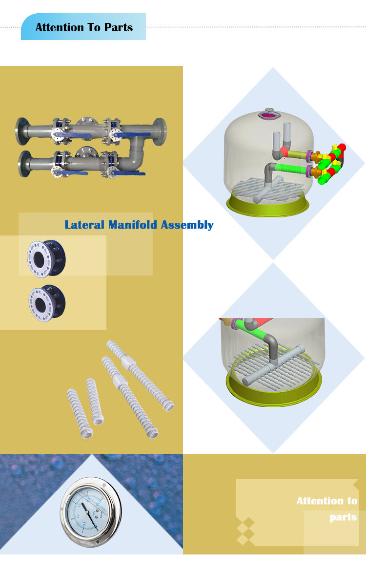 Monter des filtres &agrave; sable 