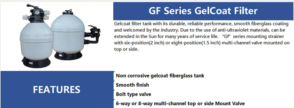 Filtre pour filtre &agrave; sable