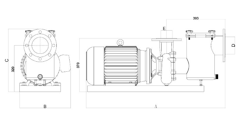 Pompes &agrave; eau en cuivre moul&eacute;